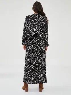 پیراهن بلند زنانه مشکی السی وایکیکی