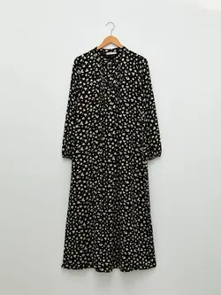 پیراهن بلند زنانه مشکی السی وایکیکی