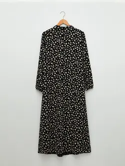 پیراهن بلند زنانه مشکی السی وایکیکی