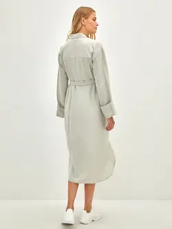 پیراهن بلند زنانه خاکی السی وایکیکی