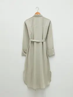 پیراهن بلند زنانه خاکی السی وایکیکی