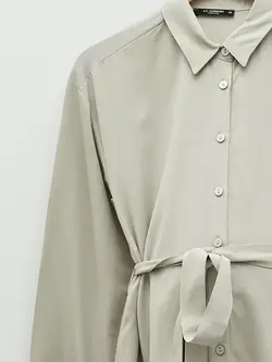 پیراهن بلند زنانه خاکی السی وایکیکی