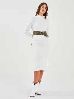 پیراهن بلند زنانه سفید السی وایکیکی