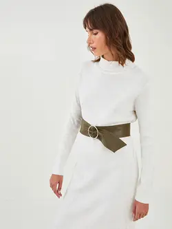 پیراهن بلند زنانه سفید السی وایکیکی