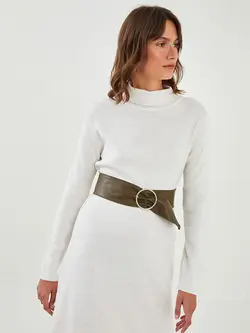 پیراهن بلند زنانه سفید السی وایکیکی