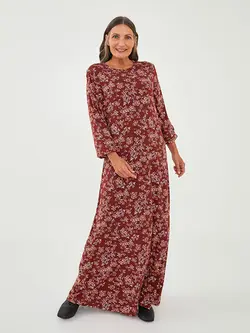 پیراهن بلند زنانه فیروزه ای روشن السی وایکیکی