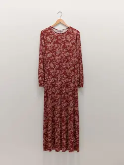 پیراهن بلند زنانه فیروزه ای روشن السی وایکیکی