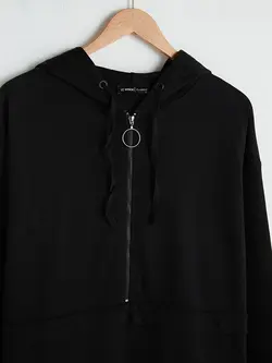 پیراهن بلند زنانه مشکی السی وایکیکی