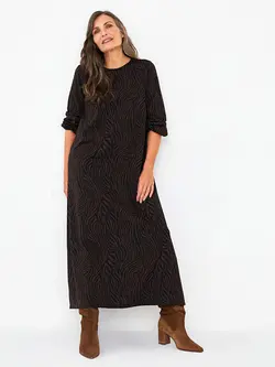 پیراهن بلند زنانه قهوه ای السی وایکیکی