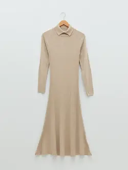 پیراهن بلند زنانه بژ السی وایکیکی