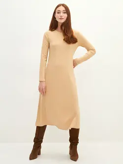 پیراهن بلند زنانه دارچینی السی وایکیکی