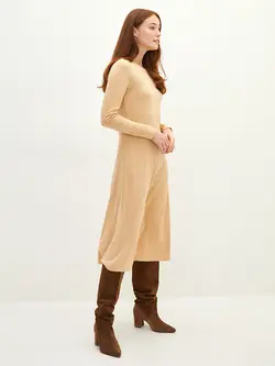 پیراهن بلند زنانه دارچینی السی وایکیکی