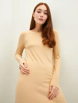 پیراهن بلند زنانه دارچینی السی وایکیکی