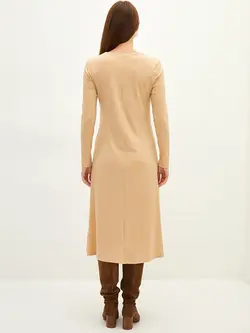 پیراهن بلند زنانه دارچینی السی وایکیکی