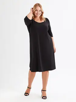 پیراهن بلند زنانه مشکی السی وایکیکی