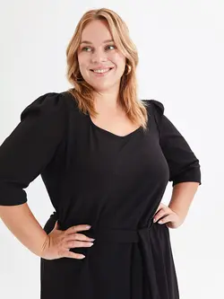 پیراهن بلند زنانه مشکی السی وایکیکی