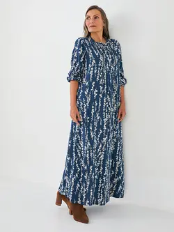 پیراهن بلند زنانه سرمه ای السی وایکیکی