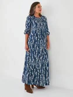 پیراهن بلند زنانه سرمه ای السی وایکیکی