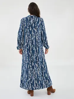 پیراهن بلند زنانه سرمه ای السی وایکیکی