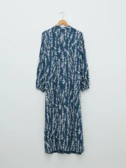 پیراهن بلند زنانه سرمه ای السی وایکیکی