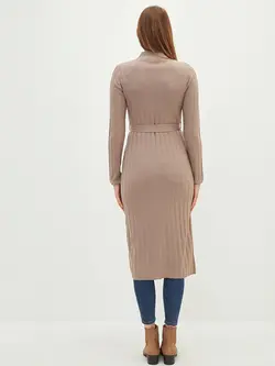 پیراهن بلند زنانه قهوه ای السی وایکیکی