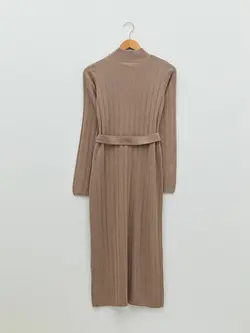 پیراهن بلند زنانه قهوه ای السی وایکیکی