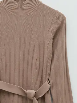 پیراهن بلند زنانه قهوه ای السی وایکیکی