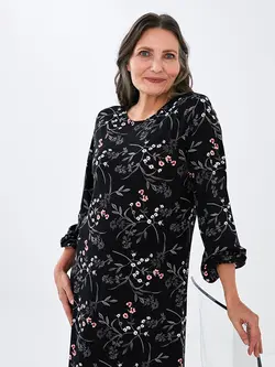 پیراهن بلند زنانه مشکی السی وایکیکی