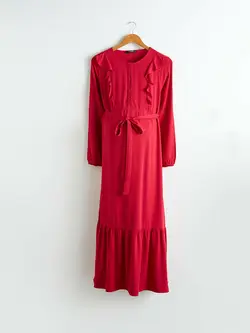 پیراهن بلند زنانه سرخابی السی وایکیکی