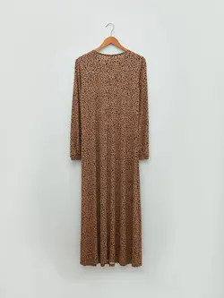 پیراهن بلند زنانه بژ السی وایکیکی