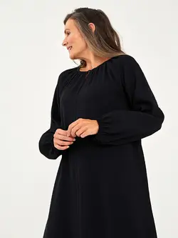 پیراهن بلند زنانه مشکی السی وایکیکی