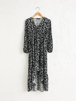 پیراهن بلند زنانه مشکی السی وایکیکی