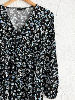 پیراهن بلند زنانه مشکی السی وایکیکی