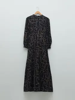 پیراهن بلند زنانه مشکی السی وایکیکی