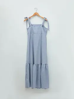 پیراهن بلند زنانه آبی السی وایکیکی