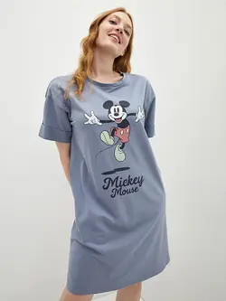 پیراهن سایز بزرگ زنانه نیلی السی وایکیکی