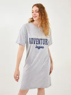 پیراهن سایز بزرگ زنانه خاکی السی وایکیکی