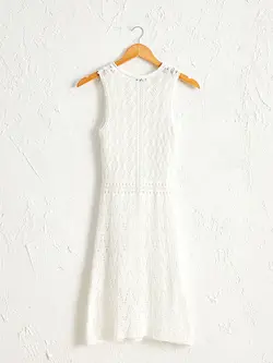 پیراهن بلند زنانه سفید السی وایکیکی