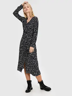 پیراهن میدی زنانه مشکی السی وایکیکی