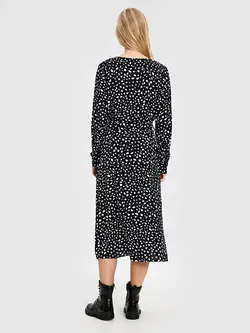 پیراهن میدی زنانه مشکی السی وایکیکی