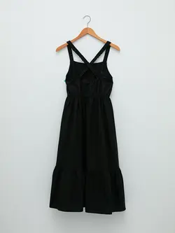 پیراهن میدی زنانه مشکی السی وایکیکی