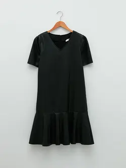 پیراهن میدی زنانه مشکی السی وایکیکی