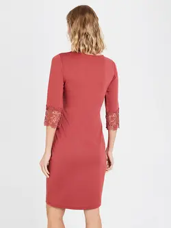 پیراهن میدی زنانه صورتی السی وایکیکی