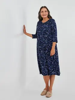 پیراهن میدی زنانه سرمه ای السی وایکیکی