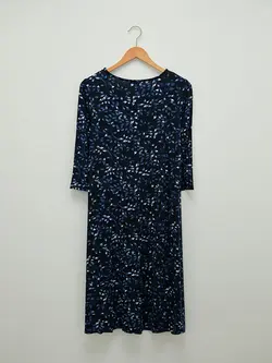 پیراهن میدی زنانه سرمه ای السی وایکیکی