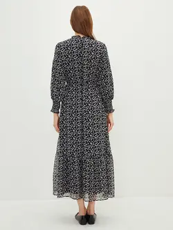 پیراهن بلند زنانه مشکی السی وایکیکی