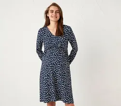 پیراهن میدی زنانه سرمه ای السی وایکیکی