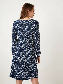 پیراهن میدی زنانه سرمه ای السی وایکیکی