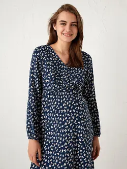 پیراهن میدی زنانه سرمه ای السی وایکیکی