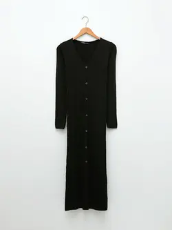 پیراهن بلند زنانه مشکی السی وایکیکی